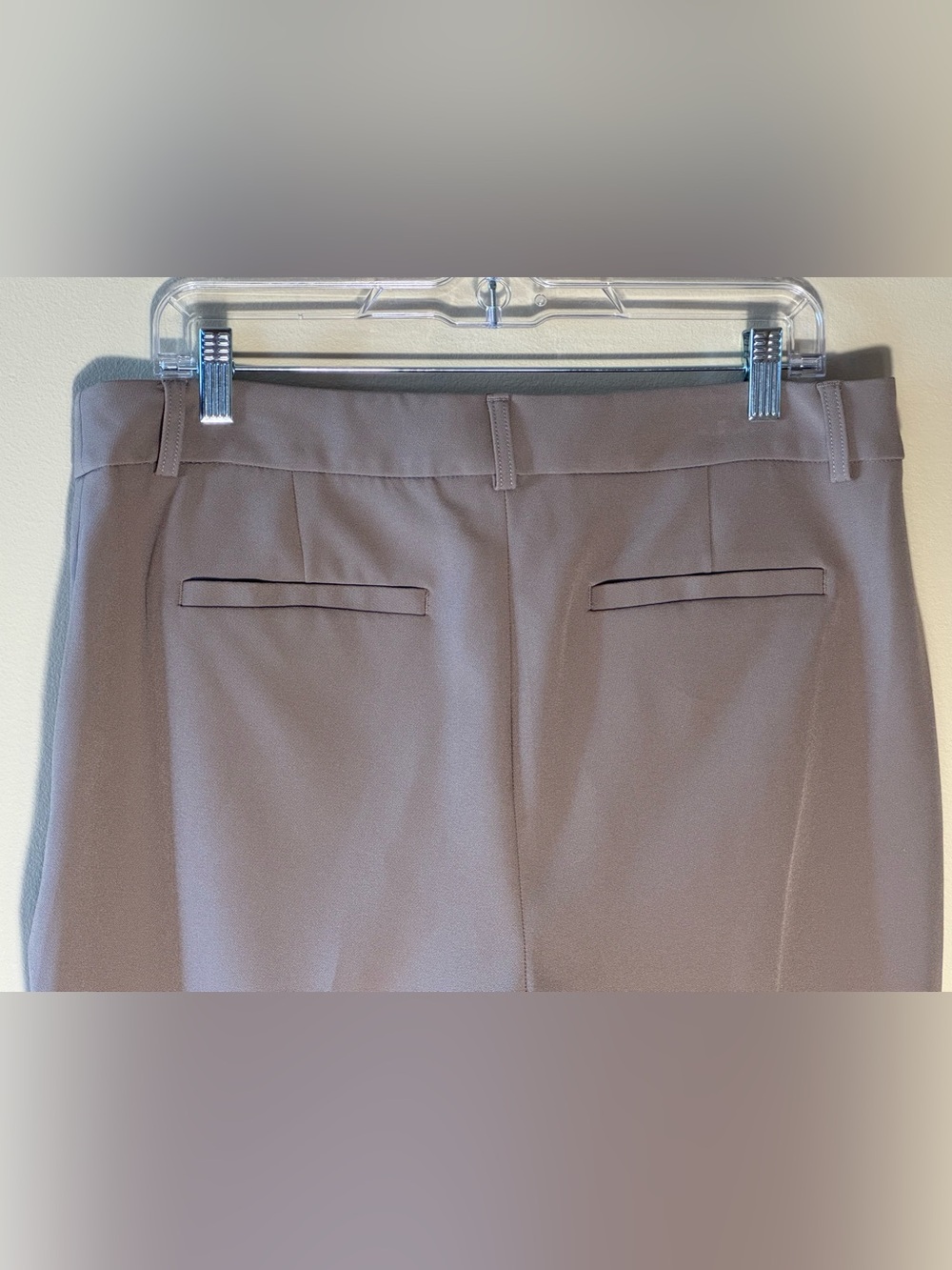 Express Women's Editor Bootcut Dress Pants - Taupe - Picture 4 of 9